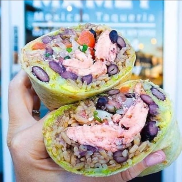 Salmon Burritos.